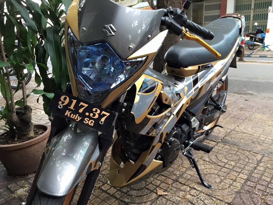 Suzuki Raider do doc dao theo phong cach Camo - 2