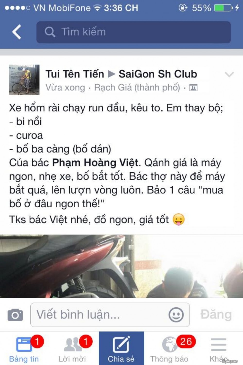 Viet BMC Lam Noi Do Cho Tay Ga Honda Yamaha Ve Sinh Noi Bao Duong - 20