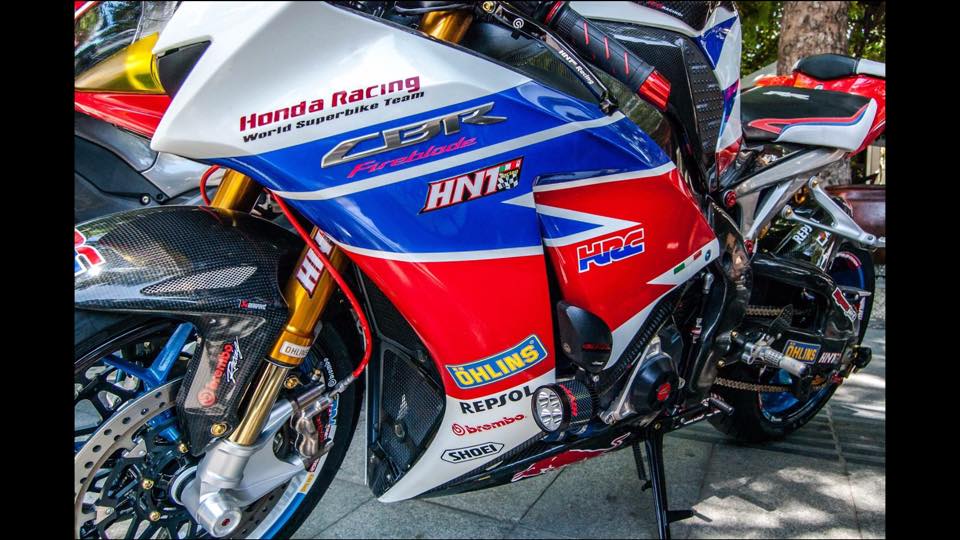 Honda CBR1000RR do sieu khung voi phien ban HNT Racing tai Viet Nam - 14