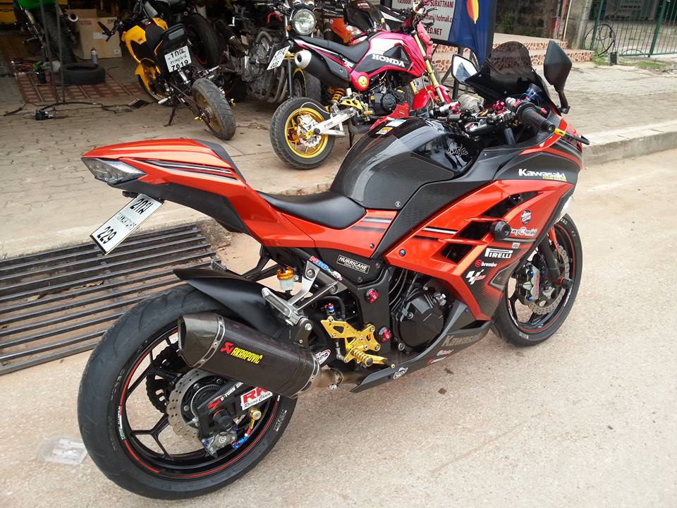 Kawasaki Ninja 300 do nhe nhang tai Thai Lan - 5