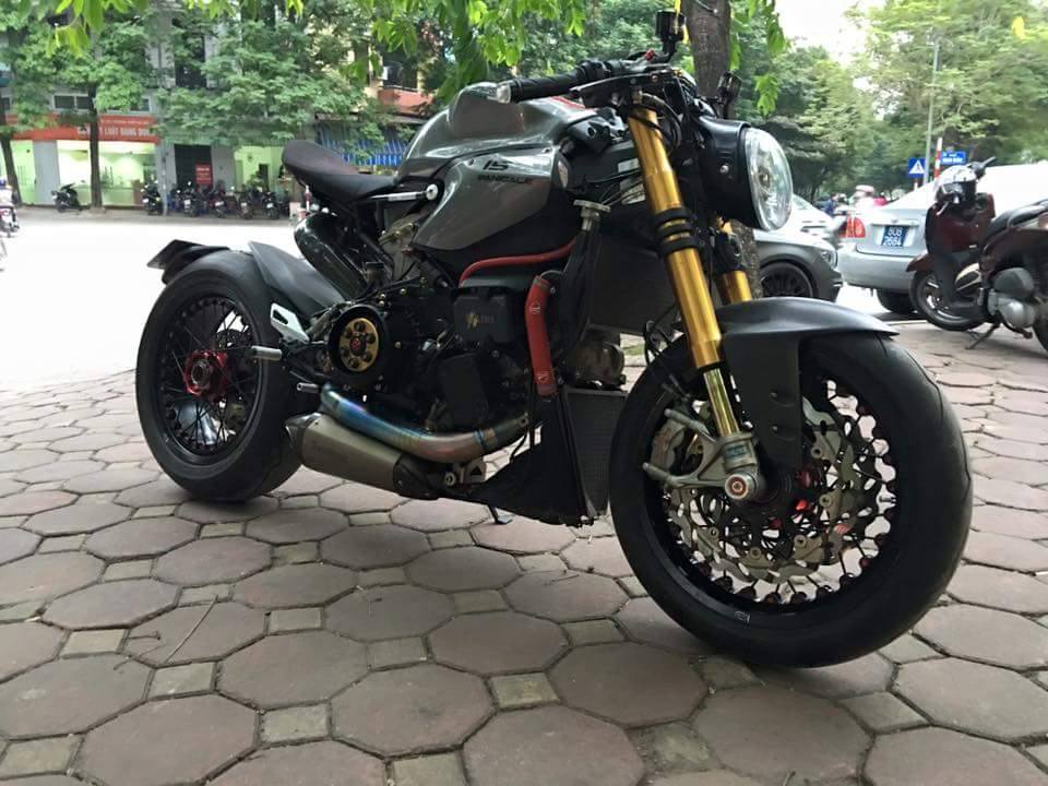 Ducati 1199 Panigale S do kich doc voi phong cach Streetfighter - 2
