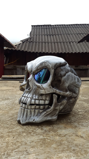 Helmet skull design by airbrushviet nam - 5