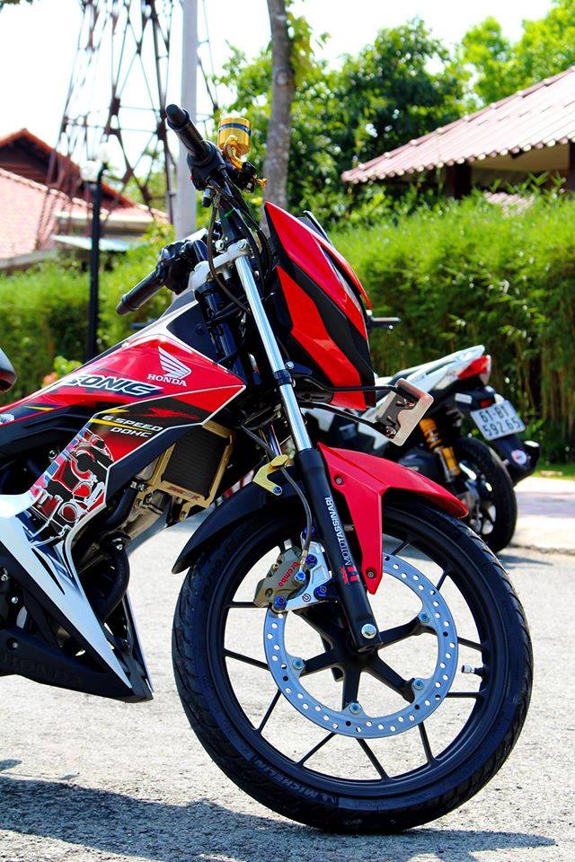 Honda Sonic 150R do khung cua biker Binh Duong - 5