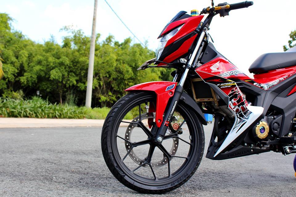 Honda Sonic 150R do khung cua biker Binh Duong - 12