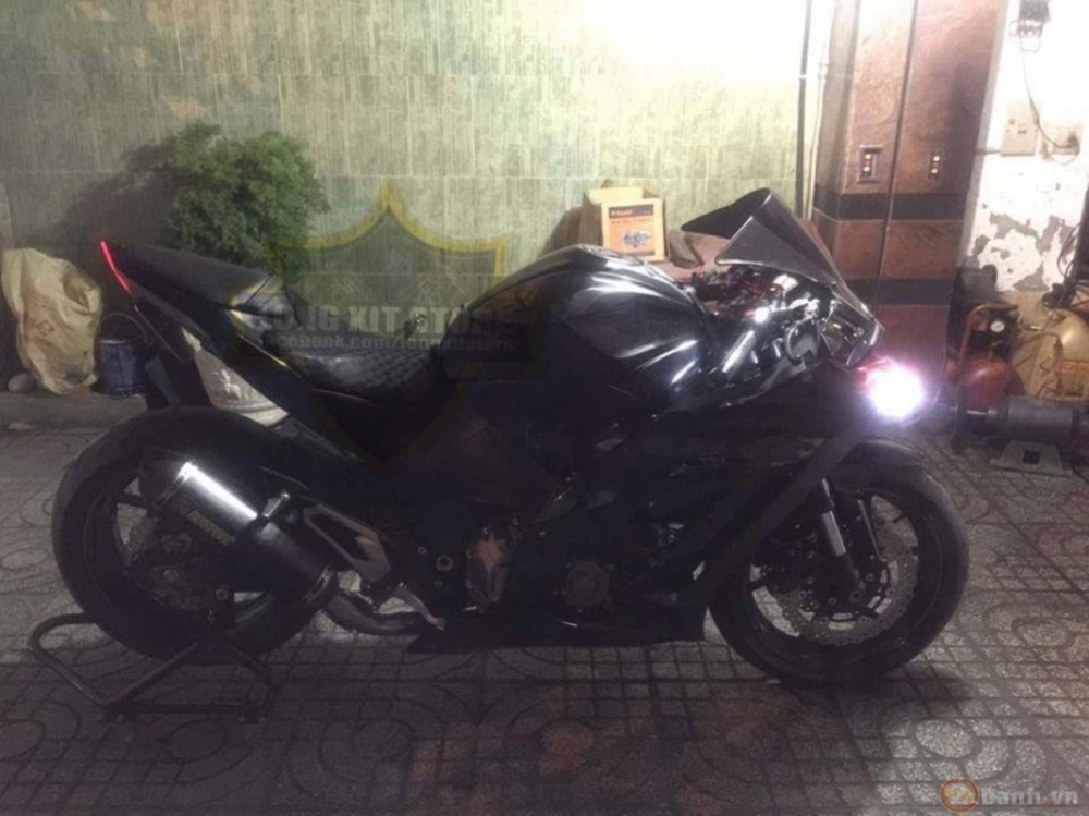 Kawasaki Z800 do thanh Sportbike voi dan dau ZX10R tai Sai Gon - 4