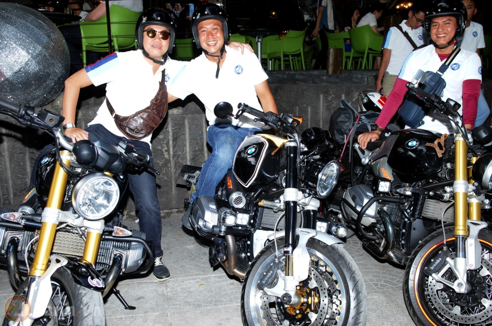 Nu biker xinh dep chay moto trong ngay ra mat BMW Riders Saigon Club - 23