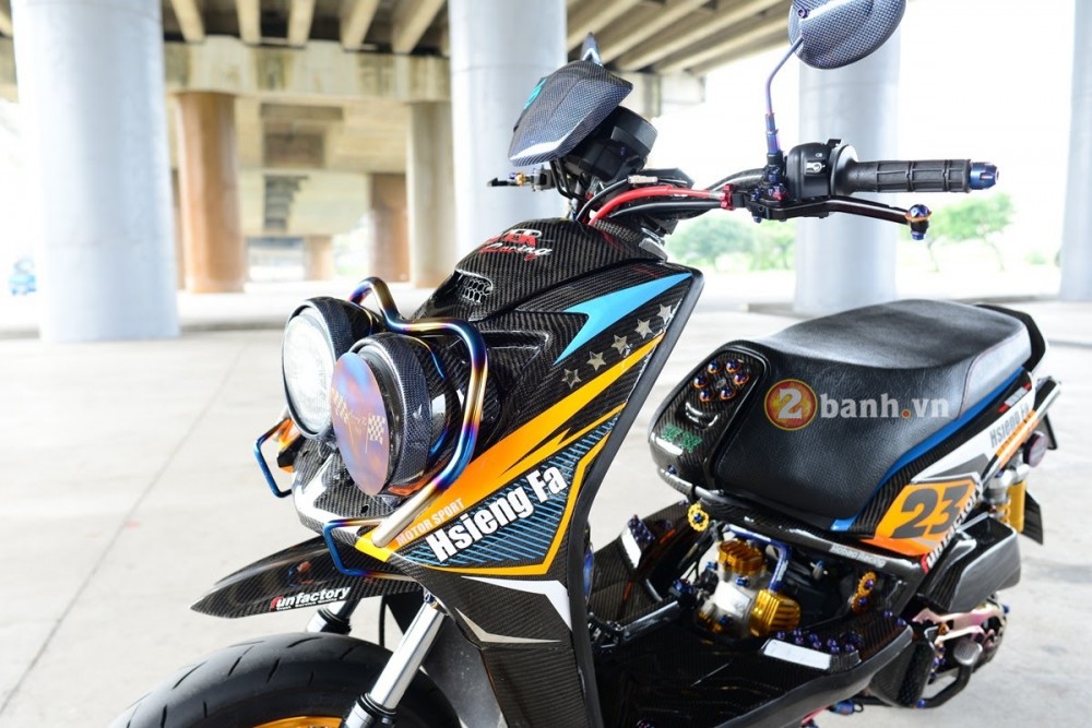 Yamaha BWS do khung cua nu biker ca tinh - 2