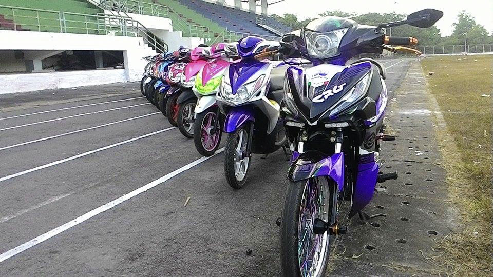 Honda Wave RSX 2015 tem dau do kieng doc dao phong cach Exciter cua biker Dong Nai