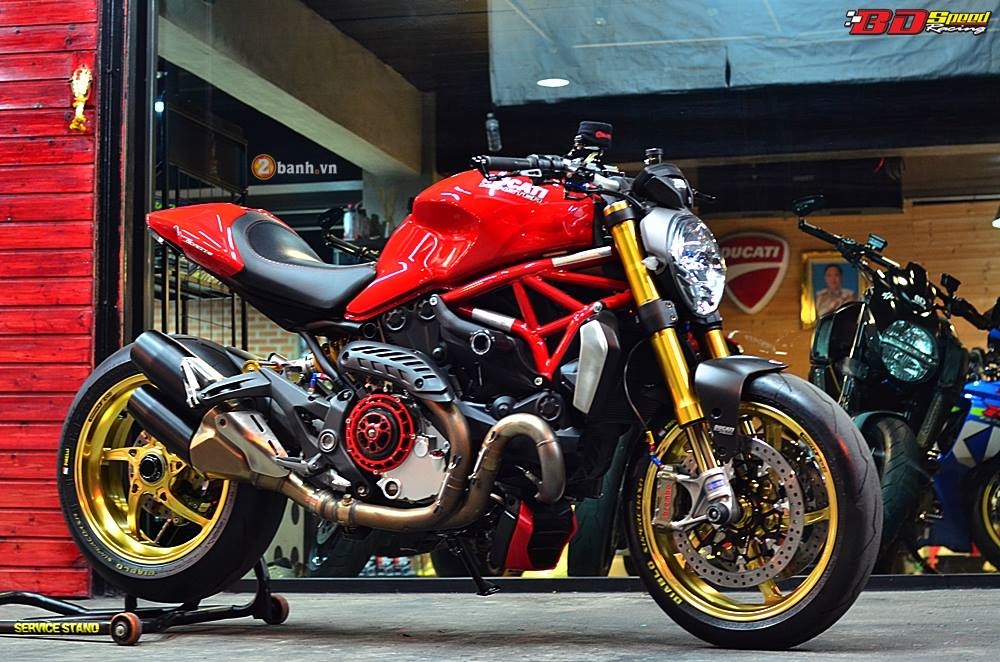 Ducati Monster 1200S do phong cach cung ve ngoai day an tuong - 2