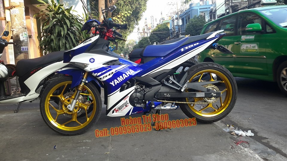 Exciter 150 choi phong cach Yamaha X1R chat - 4