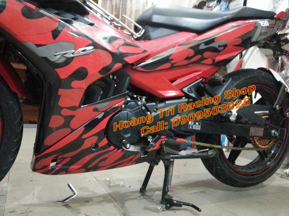 Exciter 150 do theo phong cach Camo - 3