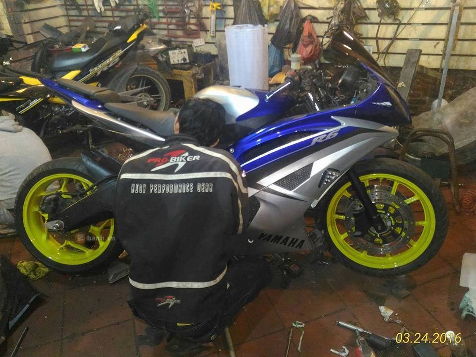 Yamaha R15 do dan ao R6 dang hinh thanh - 2