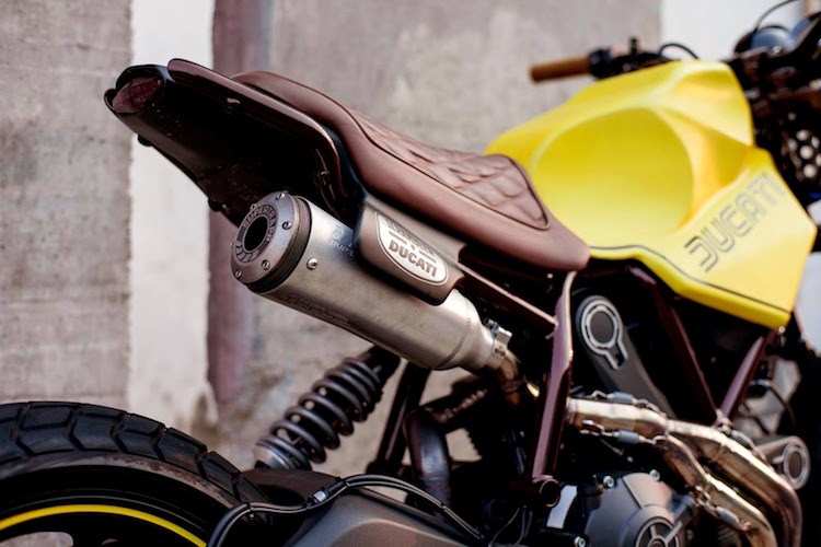 Ducati Scrambler do doc dao voi phong cach Tracker tran trui - 7