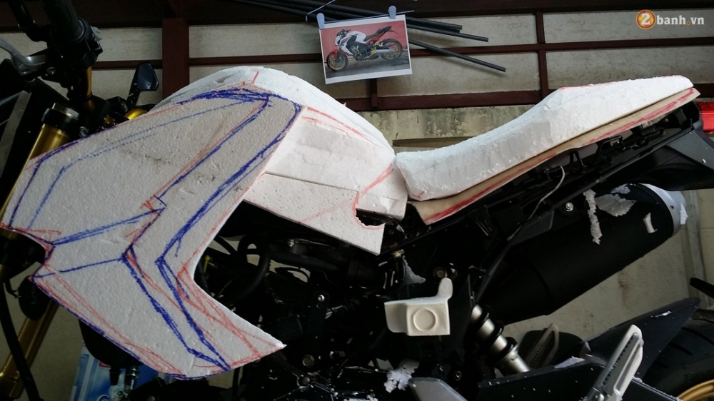 Honda CB650F phien ban minibike day doc dao - 6