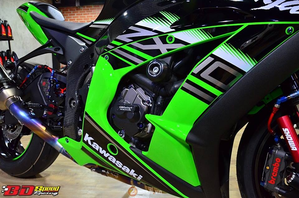 Kawasaki Ninja ZX10R 2016 trong ban do cuc chat tu BD Speed Racing - 12