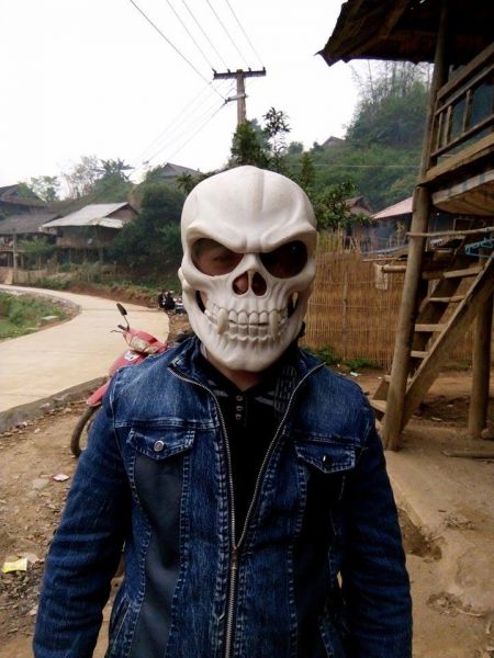 Mu Bao Hiem Dau Lau Helmet Skull