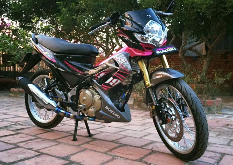Suzuki raider 150cc con xe mang kieu dang hyperunderbone dam chat the thao - 3