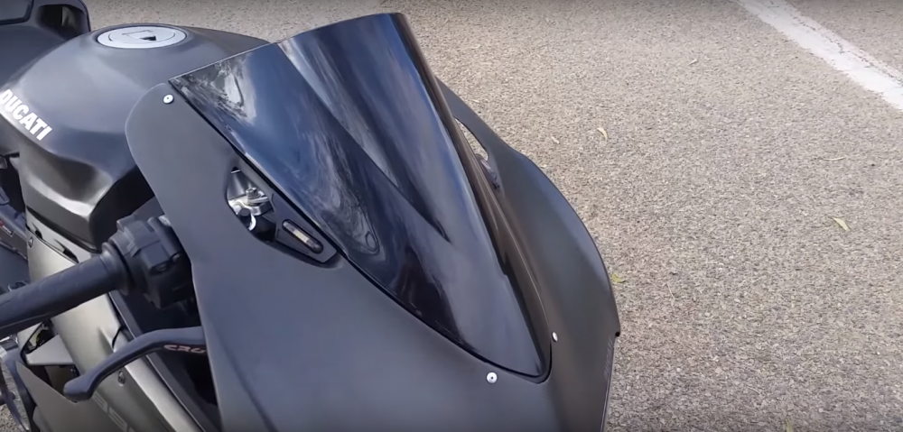 Clip Ducati 899 Panigale ban do Matte full carbon - 2