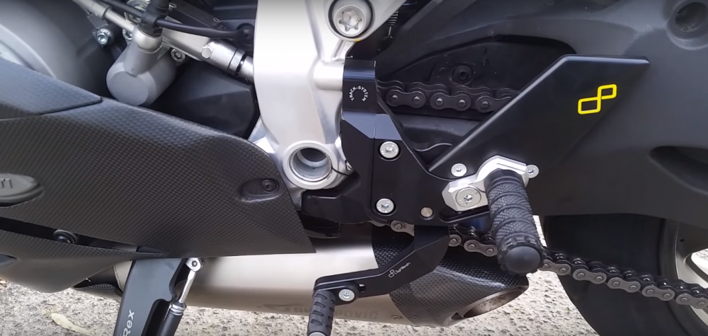 Clip Ducati 899 Panigale ban do Matte full carbon - 4