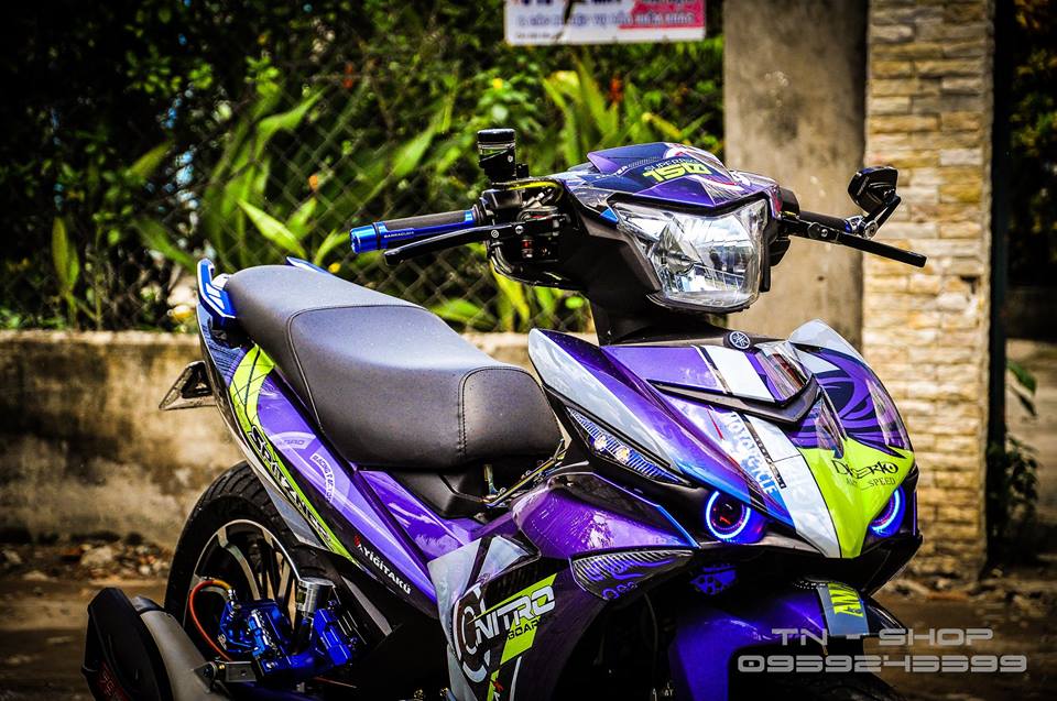 Exciter 150 do chat lu cua cac biker mien Tay - 2