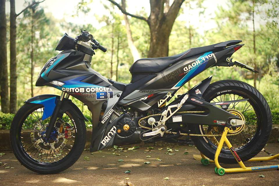 Exciter 135 do phong cach X1R Tem dau cuc ky ngau - 2