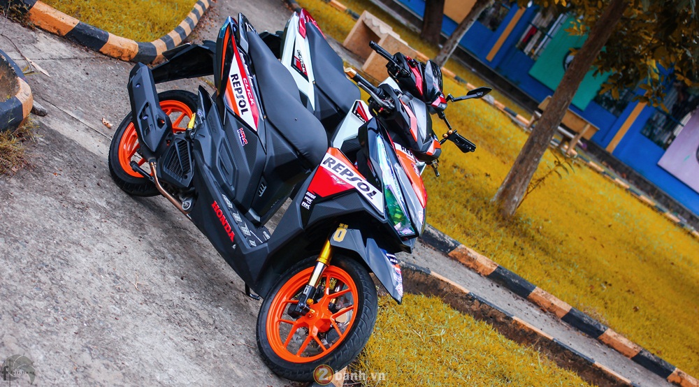 Mini Scooter Click 125i chat choi voi phong cach Repsol MM93 - 10
