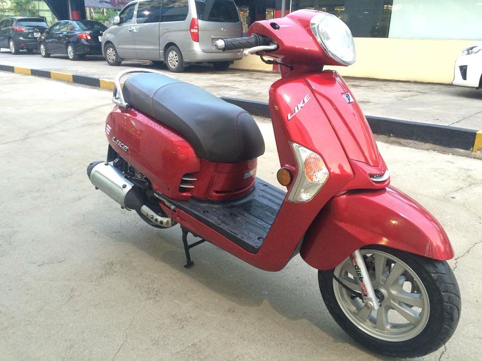 Xe ga KYMCO LIKE 125 màu đỏ 2014 của Việt Nam sản xuất | 2banh.vn