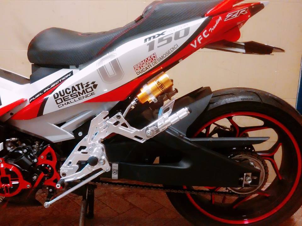 Exciter 150 do ham ho voi phong cach ducati - 4