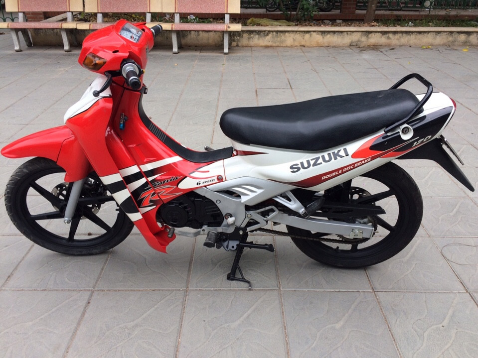 Can ban Suzuki Xipo Satria 2000 mau do trang 120cc 6 so - 4