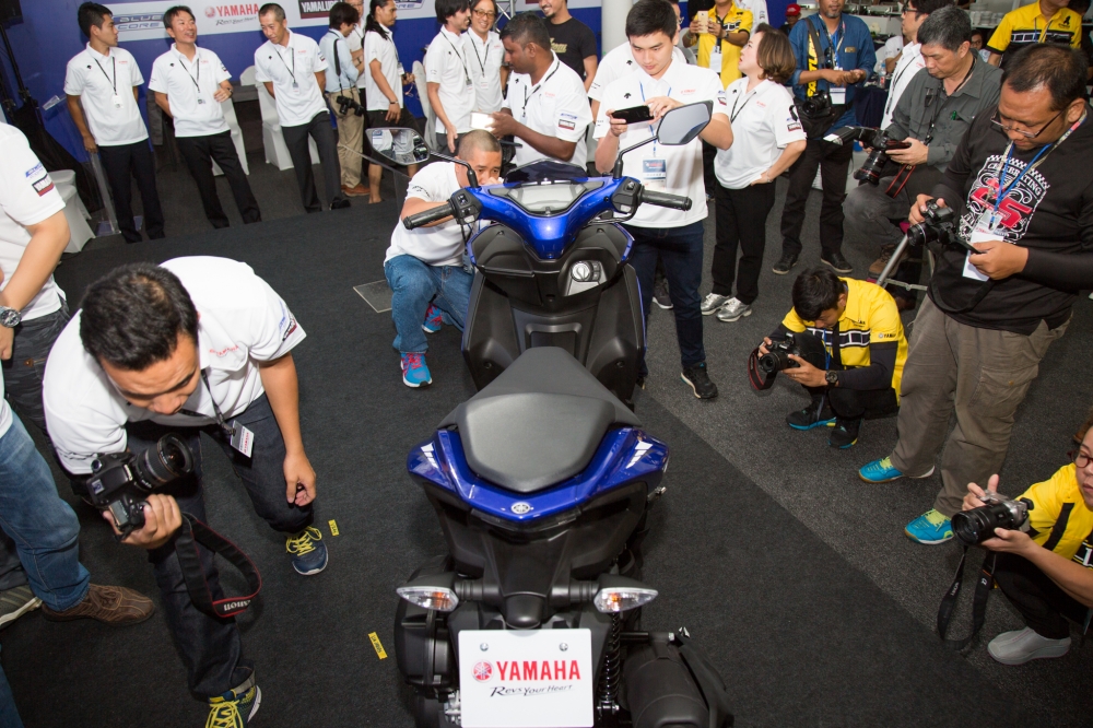 Le ra mat Yamaha NVX 155 chinh thuc cung Rossi 46 - 12