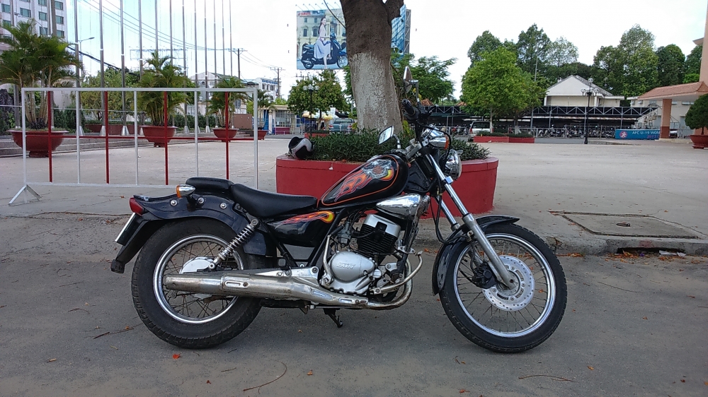 xe moto husky 150cc do dang rebell co dien - 8