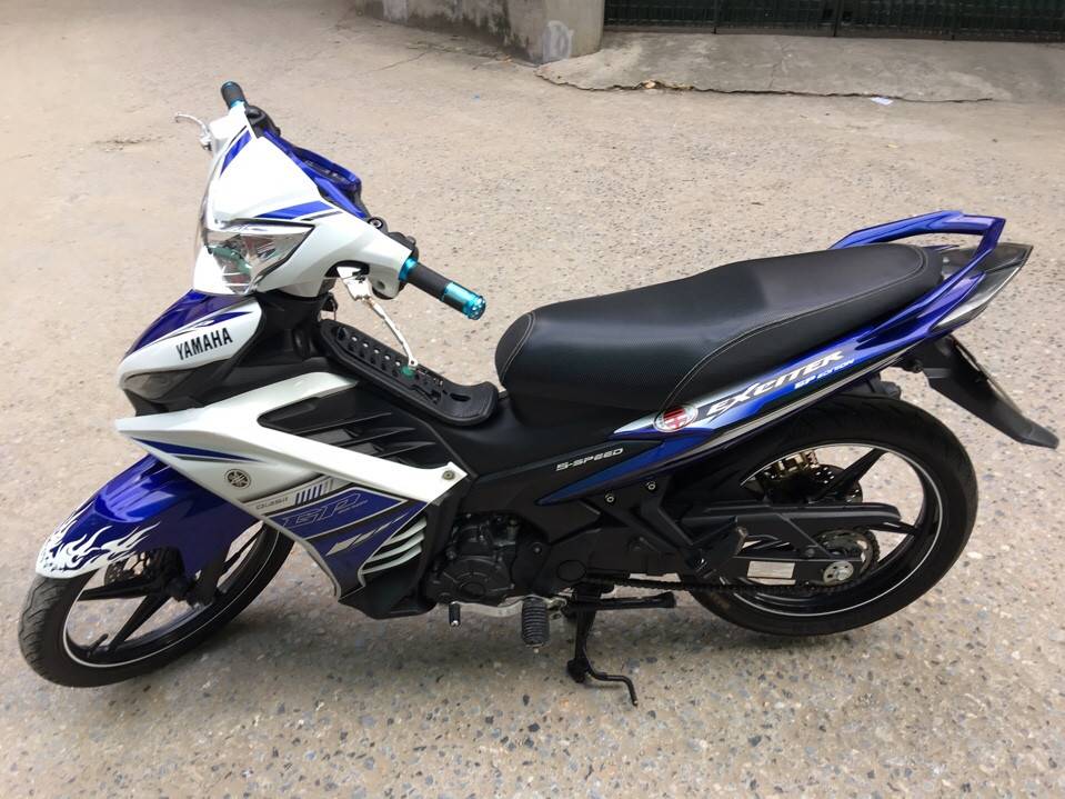 Yamaha Exciter 135cc trang xanh GP con tay 5 so 2014 bien 29X521390 - 6