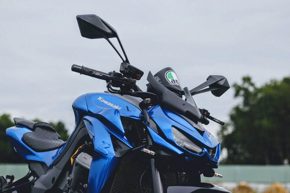 Kawasaki Z1000 Jet Blue dac sac cua Binh Duong Team - 2