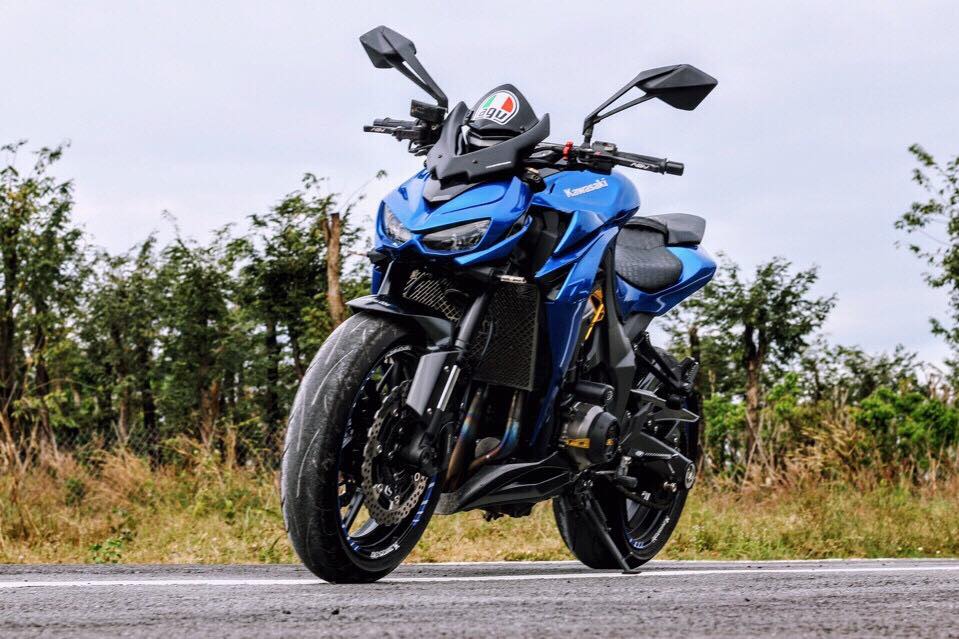 Kawasaki z1000 jet blue đặc sắc của bình dương team