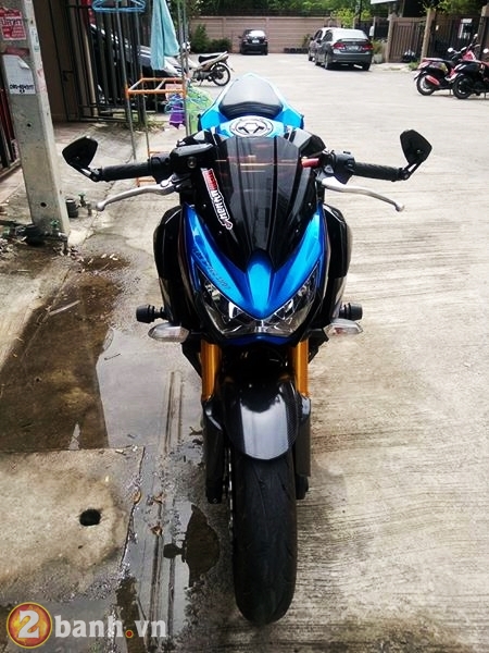 Kawasaki z800 2016 candy plasma blue trong bản độ cực chất của biker thái
