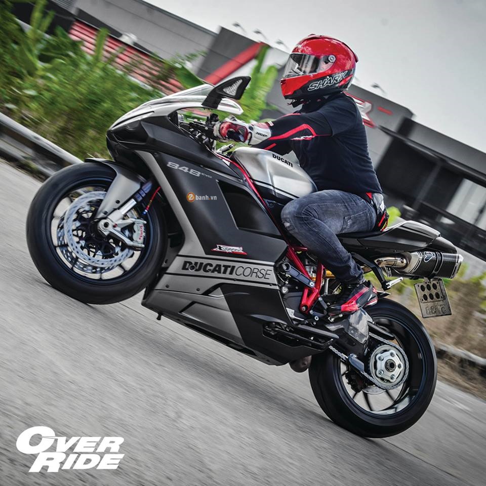 Ducati 848 Evo Corse SE ban nang cap day an tuong voi phien ban Legend Of Shadow - 4