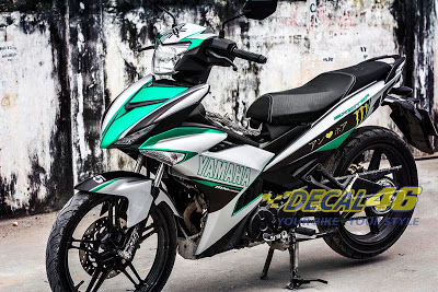 Tem trum Exciter 150 Yamaha Green chat do Decal 46 thuc hien - 4