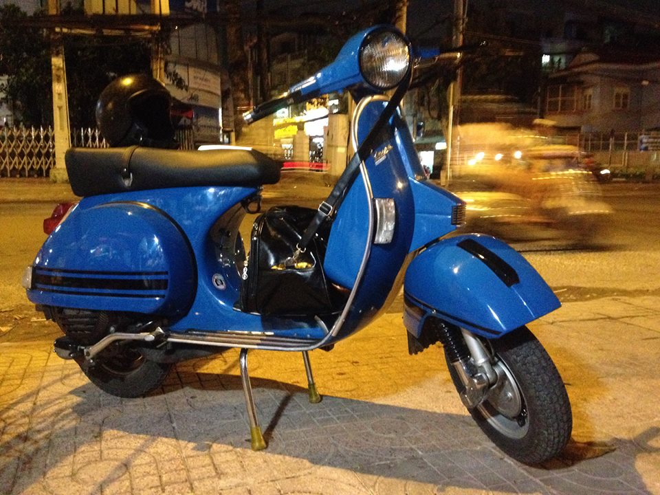 Vespa PX Chang Hoang tu ngu trong rung phan 1 - 2