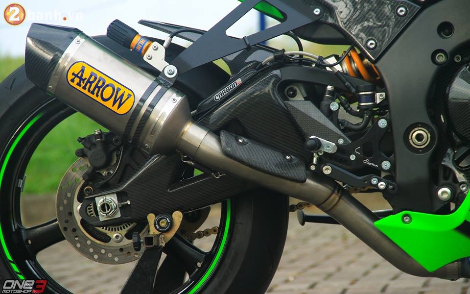 Kawasaki ninja zx-10r 2016 cực chất trong bản độ đến từ one3 motoshop