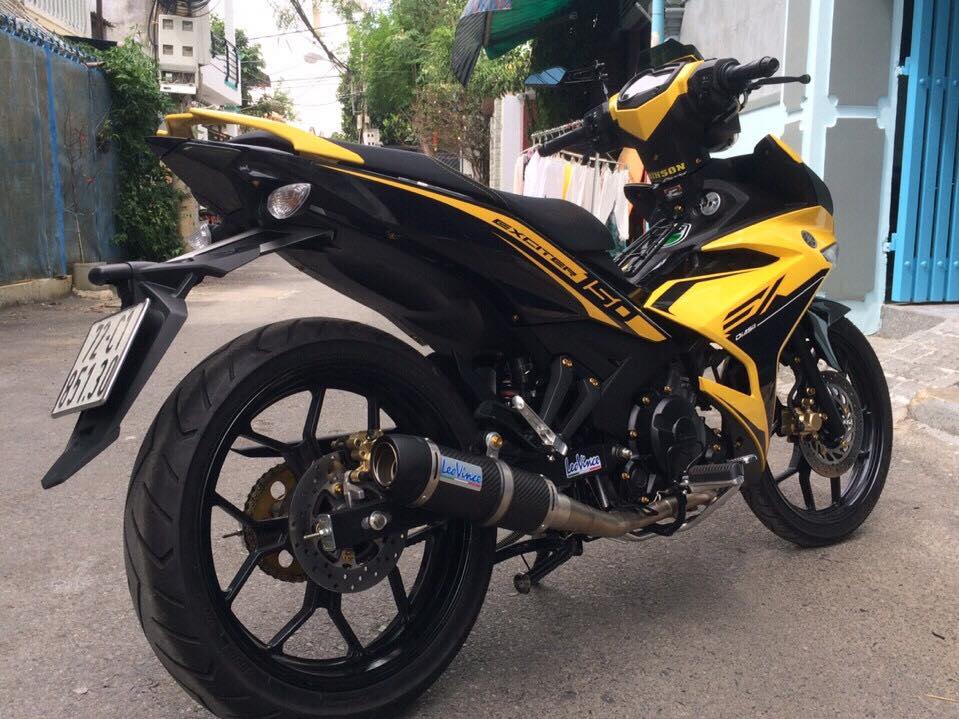 Exciter 150 Yellow Black an tuong nhe nhang - 8