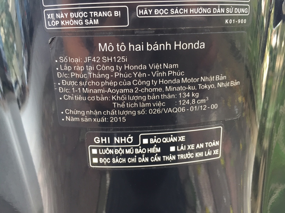 Can ban Honda Sh 125i viet 2015 van con rat moi cho nguoi su dung 68tr500 - 3
