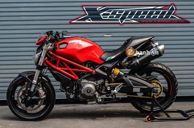 Ducati monster 795 ấn tượng trong bản độ trăm triệu của biker thái