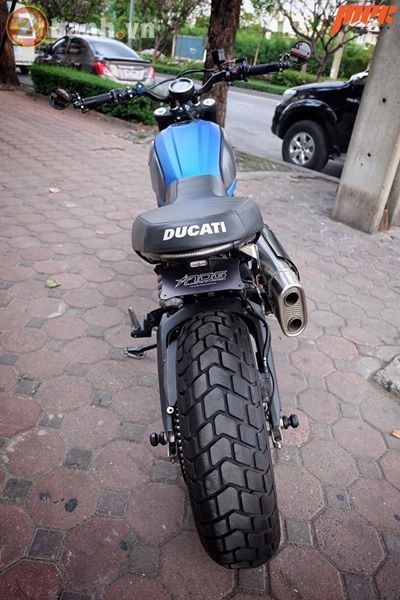 Ducati scrambler cá tính hơn trong bản độ với phong cách tracker