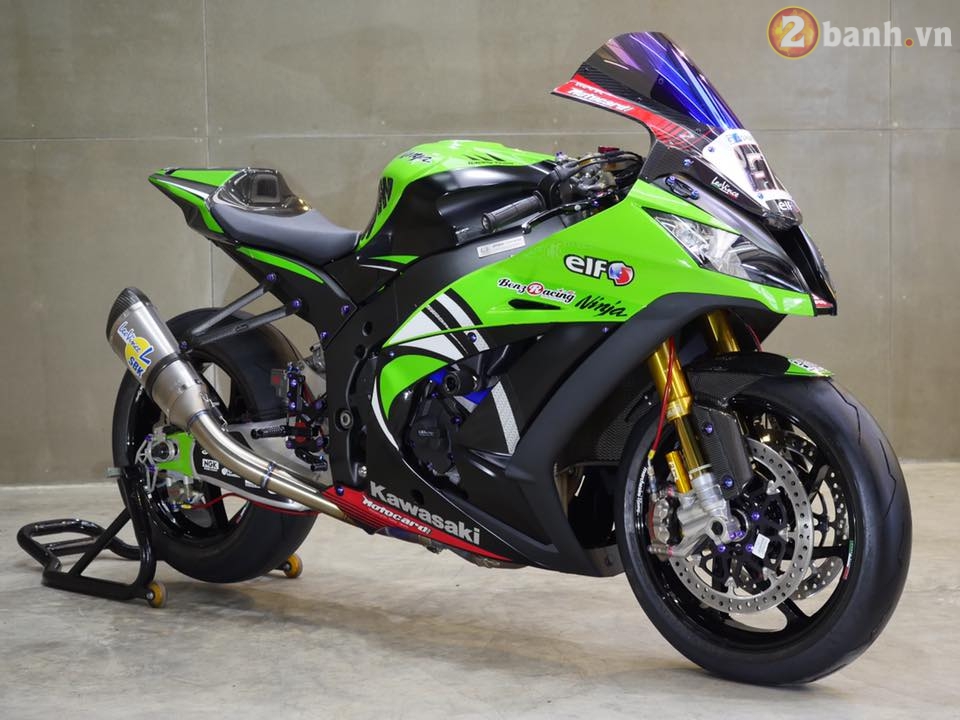 Kawasaki Ninja ZX10R sieu chat trong ban do duong dua WSBK - 2