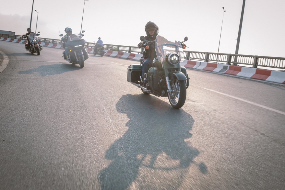 Tren chiec HarleyDavidson biker Viet chinh phuc Sai Gon Ha Noi trong 3 ngay - 9