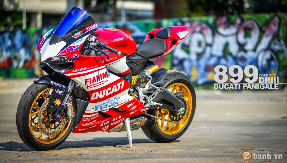 Ducati 899 đẹp dã man trong bản độ phong cách đường đua