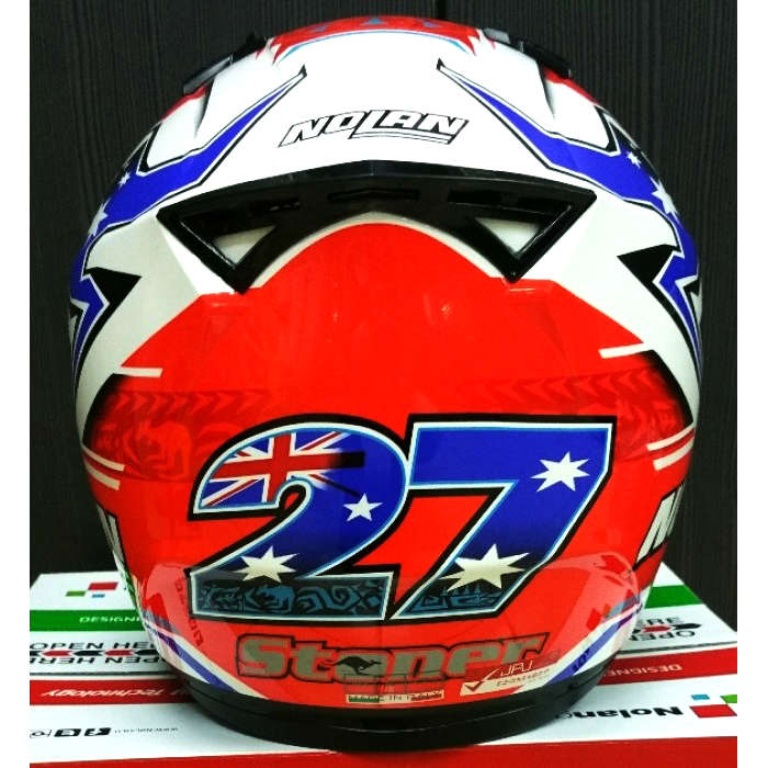 Motorush299 Mu bao hiem Nolan N64 Stoner Vinh danh Casey Stoner nha vo dich MotoGP - 3