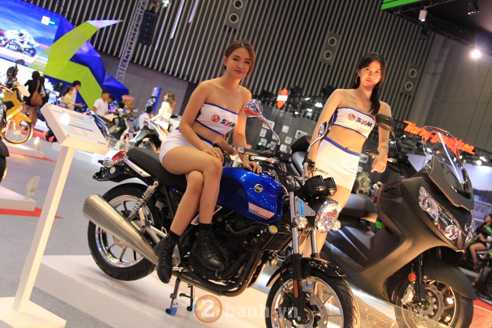 Toan canh gian hang SYM o VietNam Motorcycle Show 2017