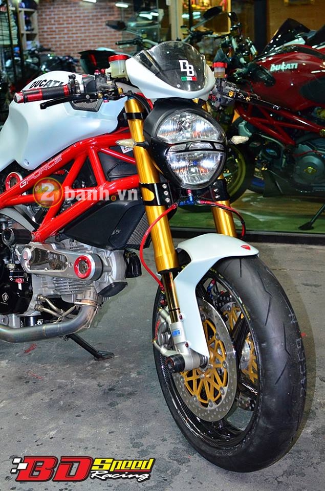 Ducati monster 796 con quái vật gác đồ hiệu đầy hầm hố đến ấn tượng