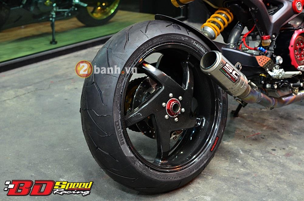 Ducati monster 796 con quái vật gác đồ hiệu đầy hầm hố đến ấn tượng
